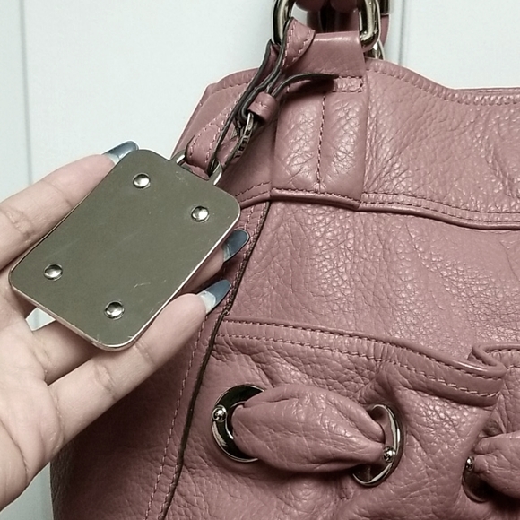 [LIKE NEW] B MAKOWSKY dusty rose pink leather purse - Picture 3 of 13